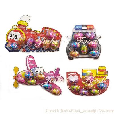 China 7pcs 50g China Supplier Easter Holiday Chocolate Egg Oval BALL for sale