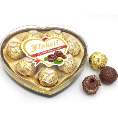 China 100g T8 Box Compound Chocolate Heart Shaped BALL for sale