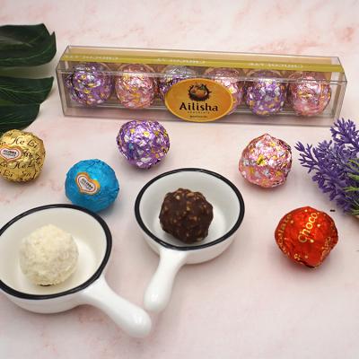 China China Good Quality Coconut Material Chocolate Topped Nuts BALL for sale