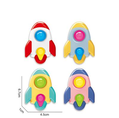 China 2021 Eco-friendly Plastic New Design Gift Busy Person Buttons Key Chain Toy Push It Silicone Busy Person Sensory Toy for sale