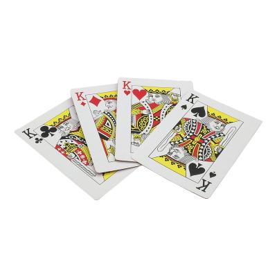 China High Quality Custom Paper Poker Card Logo Printed Playing Poker Card CMYK 4C Printing and OEM Customized Size CN; GUA EST customer logo IT department for sale