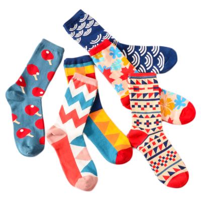 China Good quality Anti-failure and beautiful woman new season printing Japan tube teen socks for sale