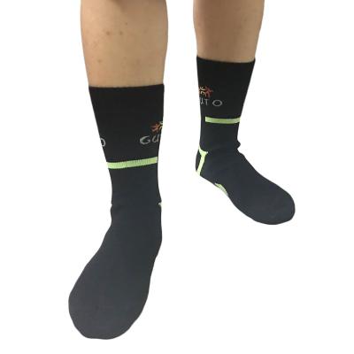 China Nice breathable design buy the British black waterproof socks for wading for sale