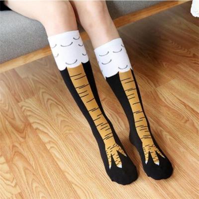 China New Arrival Antibacterial Funny 3D Cartoon Chicken Socks Creative Animals Chicken Socks for sale