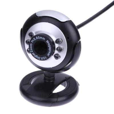 China ABS Web Camera Wifi Home Webcam Driver Download Free Driver 1080p 720 Usb Webcam 6 Led With Mic For Skype Live Yahoo Video for sale