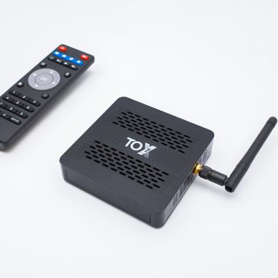 China 1000M Lan Box 4GB RAM 32GB ROM 2.4G 5G WiFi BT 1000M LAN USB 3.0 4K HD Set Top Box 2021 TOX1 Amlogic S905X3 Smart Android 9.0 TV for sale