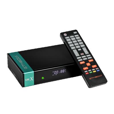 China Hot Selling Digital Wifi DVB-S2 gtmedia v8x Built-in H.265 4k Support Free To Air Satellite TV Receiver V8X for sale