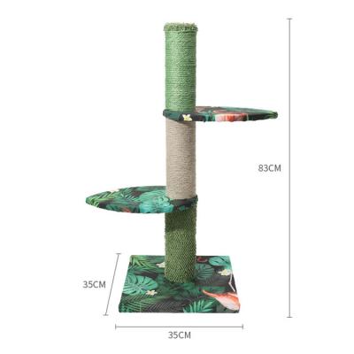 China Viable Custom Logo Modern Cat Scratchers Tree Cat Tree Pet Cat Tree Premium Climbing for sale