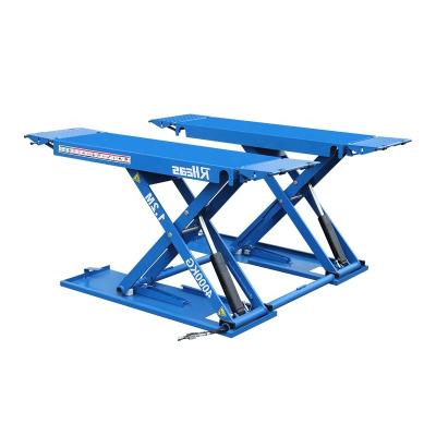 China 4T Mini Scissor Car Lif Automatic Flush Mobile Scissor Car Lift 4000kg for sale