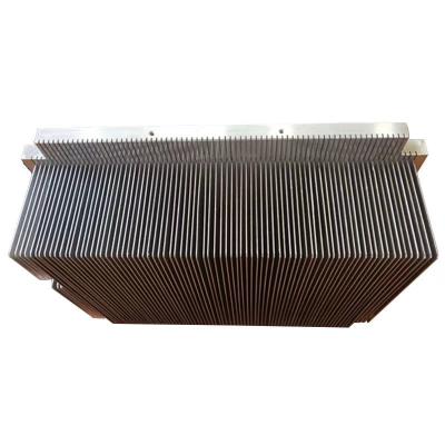 China Hot Sale High Power Welder Frequency Conversion Inverter Profile Inverter Aluminum Fin Radiator Bonded Fin Radiator for sale