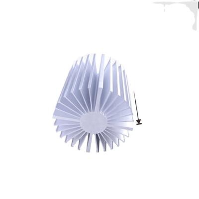 China Customized Circular Radiator Factory Price Sun Flower Led Lamp Precision Aluminum Profile Radiator for sale