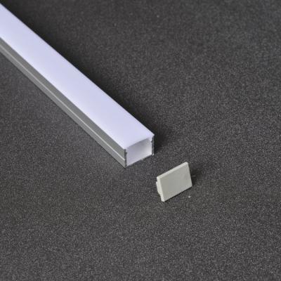 China High Quality Radiator 19mm PCB Width T5 LED Channel Led Strip Strip Aluminum Profile for sale