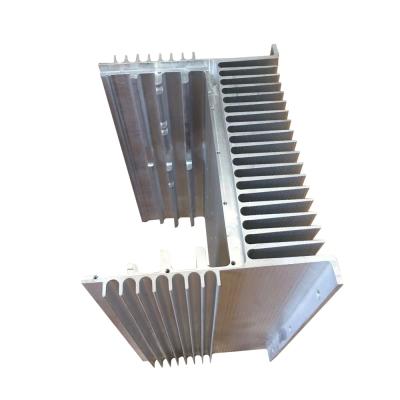 China Industrial Aluminum Extruded Heatsink Aluminum Profile Factory Anodized Enclosure Case Aluminum Extruded Heatsink for sale