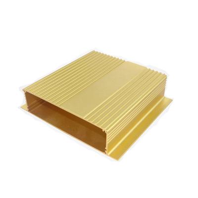 China Industrial Aluminum Heatsink 21 Years Experience Customer Extruded HDD Enclosure Electronics Aluminum Heatsink for sale