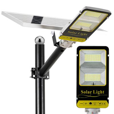 China ROAD 200W high brightness outdoor high lumen IP65 rating solar led street light price with pole solar road light for sale