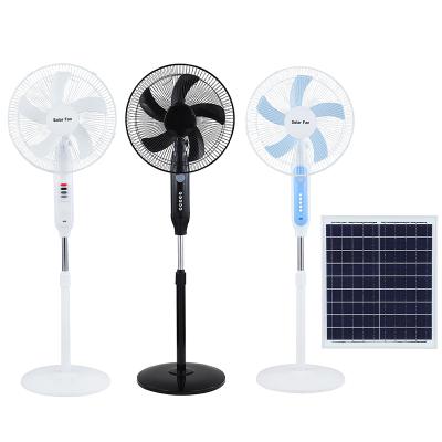 China Hotel Generic 16 Inch Electric Oscillating Solar Pedestal Stand Fan for sale