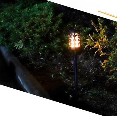 China HXT Solar Garden Flame Light Three Mode 96LED Hot Selling Large Capacity 2200MA Lithium Batteries for sale