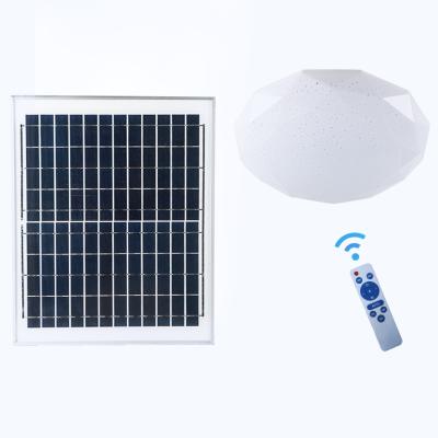 China Household 30W Solar Led Ceiling Light Shed Lights Outdoor Yard Solar Lamp for sale