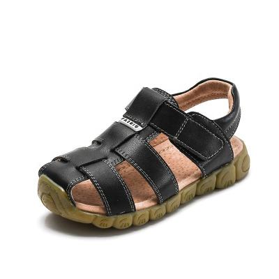 China New Boys Casual Leather Sandals Genuine leather Zaizai Le children's sandals Child Pigskin Lined for sale