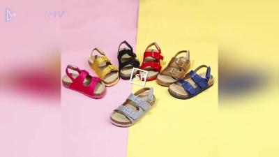 China Hot New Popular Design Girls Kids Sandals Colorful EVA Sole Kids Casual Sandals zu verkaufen