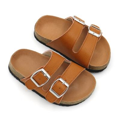 China China Wholesale Price Leather Designer High Quality Big Kid Girls Shoe Cork Childrens Sandals for sale