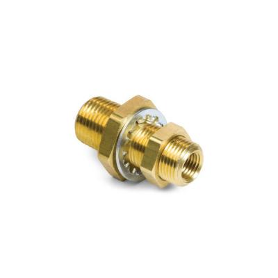 China Hose Fittings Brass Pneumatic Fitting Tube Connector / Tubing Connection Compression Fittings Brass Equal for sale