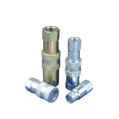 China BRASS Flat Type Hydraulic Hose Fittings Face E112 Hydraulic Quick Coupler for sale