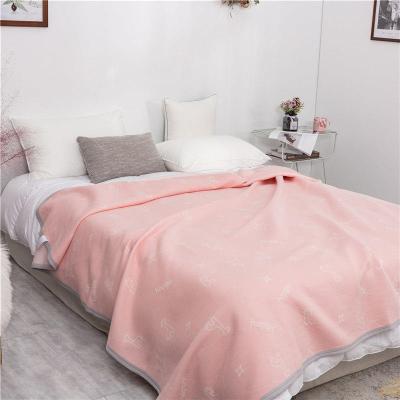 China New PASSIONATE Blanket Korean Baby Throw Cotton Blankets Knitting Soft Mink Sherpa Blanket Custom for sale