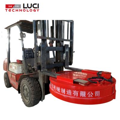 China Building Material Shops Lifting Electromagnet For Forklifts With A Diameter Of 1.5m for sale