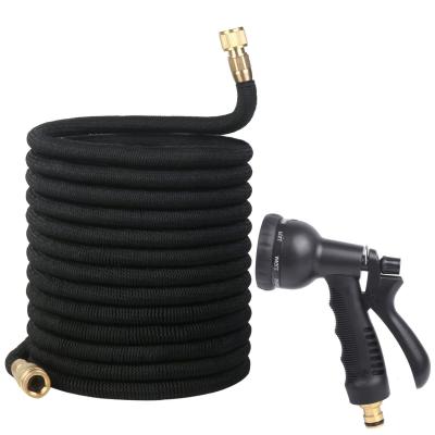 China Double Layered Latex Adjustable 50FT Expandable Garden Hose, Water Hose for sale