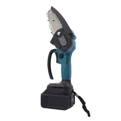 China Wood Saw 2021 FEIHU MACHINE Electric Mini Chainsaw With 1500mAh Battery Pack For Wood Logging for sale