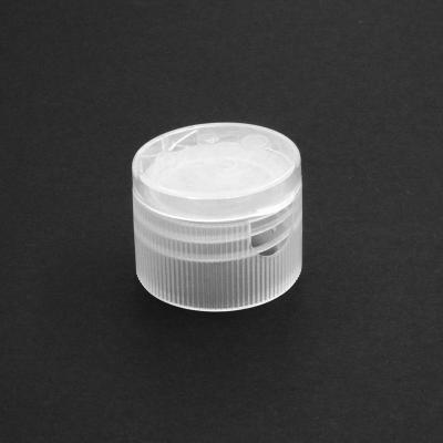 China Hot Selling High Quality 20/410 Non Spill Plastic Flip Transparent Top Caps Use For Bottles for sale