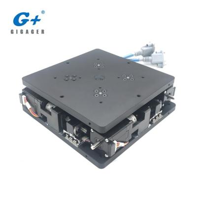 China 4-Axis Motorized Rotary UVW Stage XYZ Linear Translation Rotation Alignment Stage for sale