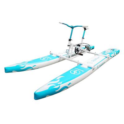 China Warter Sports 2023 Spatium New Arrival Inflatable Water Bike Pedal Floating Boats For Sale for sale