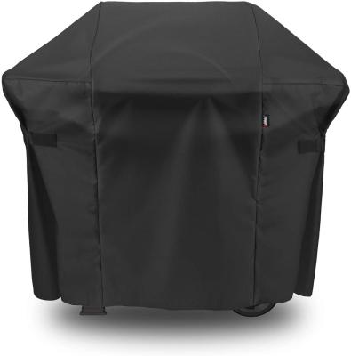 China Dustproof BBQ Grill Cover Waterproof UV Protection Heavy Dirty Black Barbecue Cover for sale