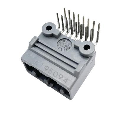 China Right Angle Automotive Connector Pin Header 16 Position 16 Pin MX34016NF1 In Stock MX34016NF1 for sale