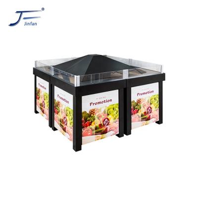 China Supermarket store fruit and vegetable promotion single sided display rack for sale