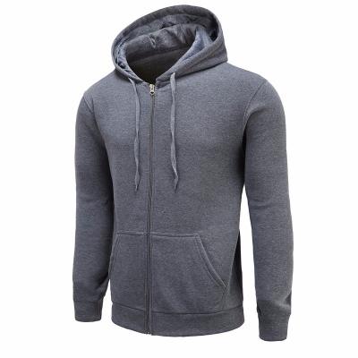 China Anti-wrinkle Plain custom branded high quality hoodies full zip puff print street wear thick hoodies for sale