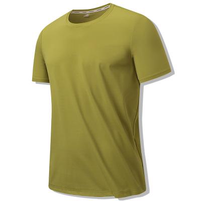 China Anti-wrinkle 200g heavyweight t-shirt 84% nylon 16% spandex wholesale cheap plain white t-shirts for sale