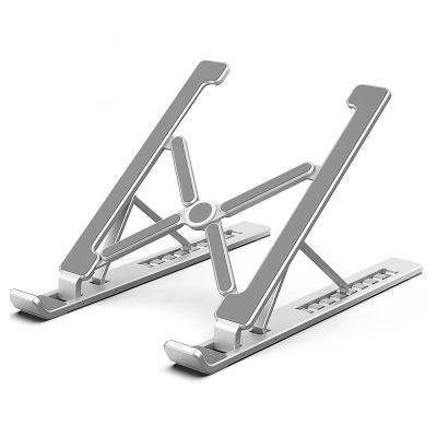 China (Height) Adjustable Height Adjustable Notebook Stand Portable Foldable Aluminum Laptop Stand for sale