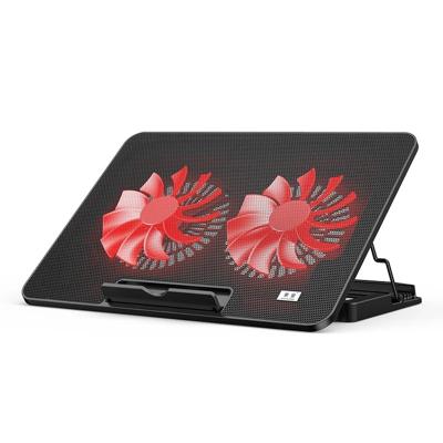 China Under 17 Inch Universal Laptop Cooler Stand For Notebook With Fan Gaming Heatsink Cooler Laptop Cooling Pad for sale