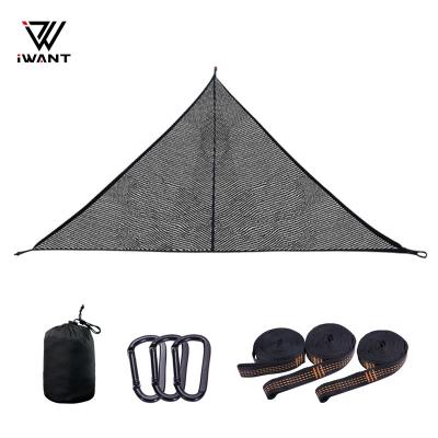 China Travel Adult Camping Folding Mesh Cloth Net Hammock Triangular Hammocks Outdoor Tent for sale