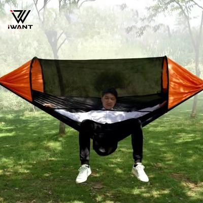 China Good Quality Quick Opening Anti-rollover Mosquito Net Hammock Adult Camping Mosquito Hammock For Adult for sale