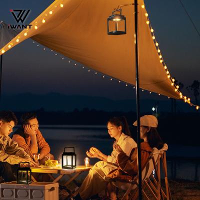 China Eco-friendly Portable Rechargeable Solar Led Camping Lantern Ultra Bright Waterproof Lightweight Portable Camping Lantern Light With Hook for sale