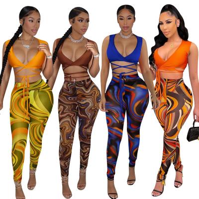 China 2022 New Arrivals Women Breathable 2 Piece Set Fashion Summer Women Two Piece Set for sale