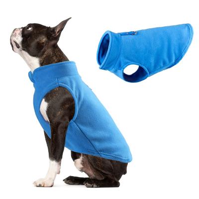 China Wholesale Plain Stocked Solid Color Custom Fleece Clothes Pet Dog Clothes for sale