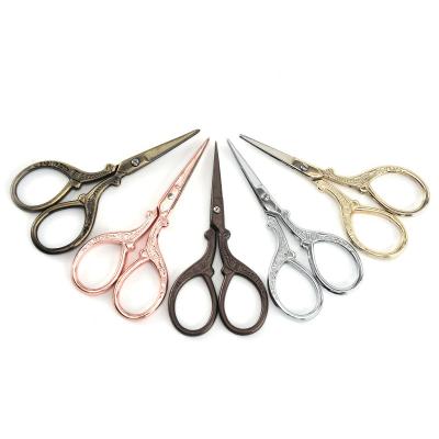 China Sharp Blades Mini Embroidery Scissors Stainless Steel Craft Scissors DIY Tools Sewing Shears for sale