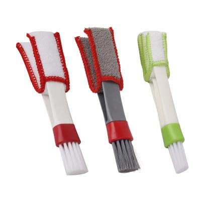 China Double Head Using Fast Delivery Double Head Car Air Vent Sweep Tools For Car Cleaning for sale