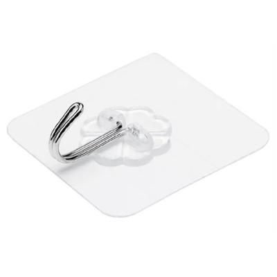 China 180 Degree Sustainable Transparent Rotating Seamless Adhesive Hooks for sale