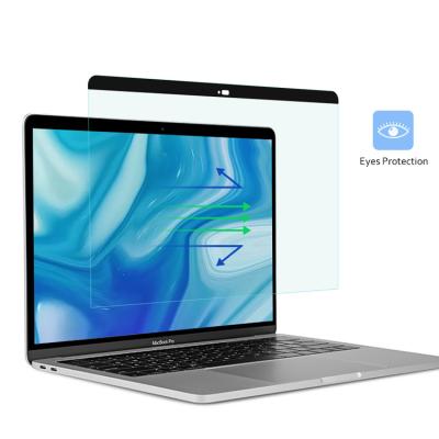 China Magnetic Blue Lightweight Anti Glare Anti Eye Shield Screen Protector Film For Macbook Air pro for sale